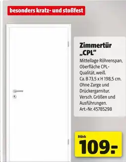 Hagebau Zimmertür „cpl“ Angebot