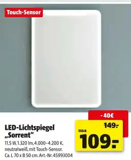 Hagebau Led-lichtspiegel „sorrent“ Angebot