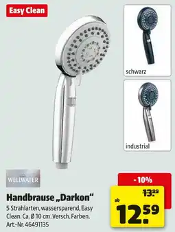 Hagebau Wellwater handbrause „darkon“ Angebot
