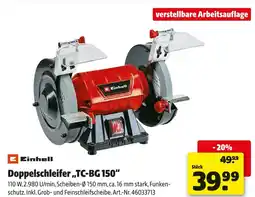 Hagebau Einhell doppelschleifer „tc-bg 150“ Angebot