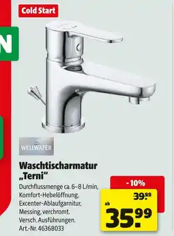 Hagebau Wellwater waschtischarmatur „terni“ Angebot
