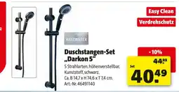 Hagebau Wellwater duschstangen-set „darkon 5“ Angebot