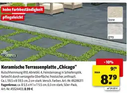 Hagebau Mr. gardener keramische terrassenplatte „chicago“ Angebot