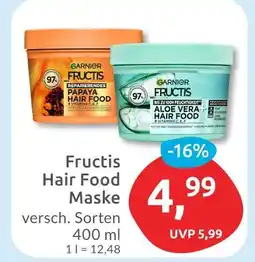 Budni Garnier fructis hair food maske Angebot