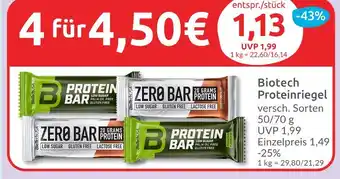 Budni Biotechusa proteinriegel Angebot