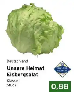 CAP Markt Unsere Heimat Eisbergsalat Angebot