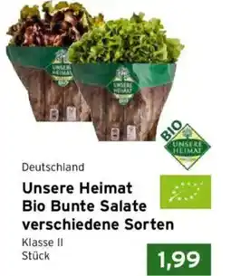CAP Markt Unsere Heimat Bio Bunte Salate Angebot