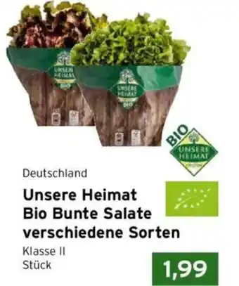 CAP Markt Unsere Heimat Bio Bunte Salate Angebot