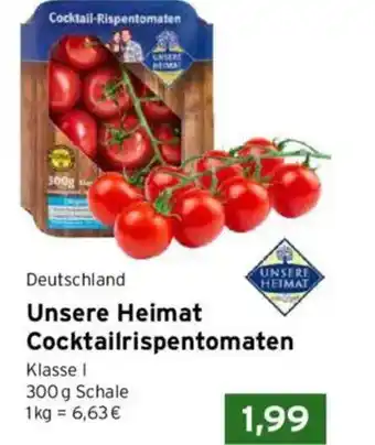CAP Markt Unsere Heimat Cocktail-Rispentomaten Angebot
