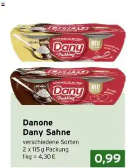 CAP Markt Danone Dany Sahne Angebot