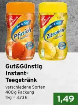 CAP Markt Gut&Günstig Instant- Teegetränk Angebot