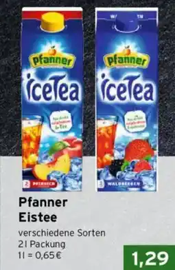 CAP Markt Pfanner Eistee Angebot