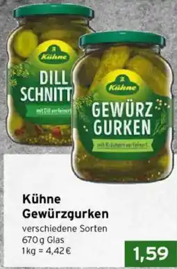 CAP Markt Kühne Gewürzgurken Angebot