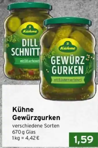 CAP Markt Kühne Gewürzgurken Angebot