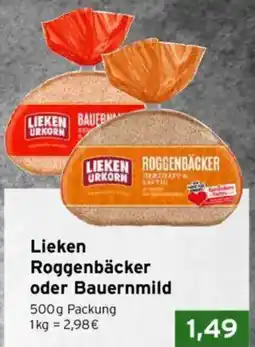 CAP Markt LIEKEN URKORN Roggenbäcker oder Bauernmild Angebot