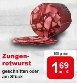 CAP Markt Zungenrotwurst Angebot