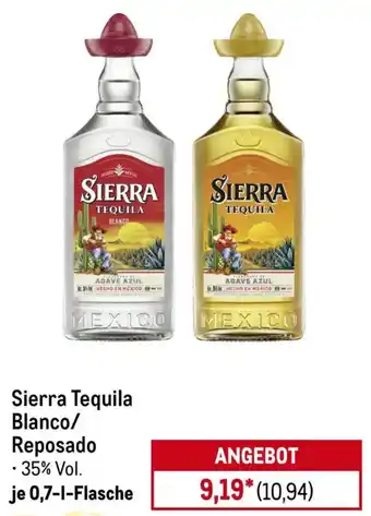 METRO Sierra Tequila Blanco/ Reposado Angebot