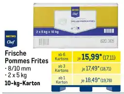 METRO METRO Chef Frische Pommes Frites Angebot