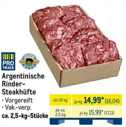 METRO Argentinische Rinder- Steakhüfte Angebot