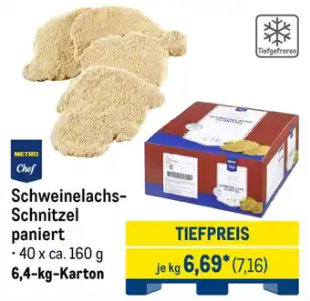 METRO METRO Chef Schweinelachs- Schnitzel Angebot