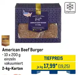 METRO METRO Premium American Beef Burger Angebot