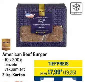 METRO METRO Premium American Beef Burger Angebot