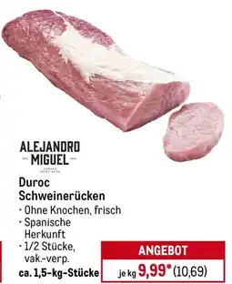 METRO ALEJANDRO MIGUEL Duroc Schweinerücken Angebot