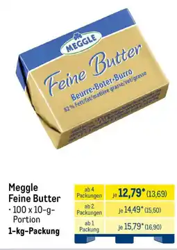 METRO MEGGLE Feine Butter Angebot