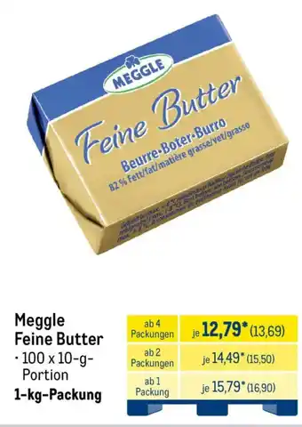 METRO MEGGLE Feine Butter Angebot