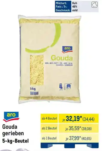 METRO aro Gouda gerieben Angebot