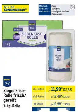 METRO METRO Chef Ziegenkäse- Rolle Angebot