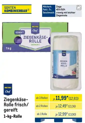 METRO METRO Chef Ziegenkäse- Rolle Angebot