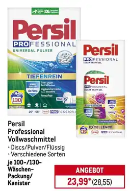 METRO Persil Professional Vollwaschmittel Angebot