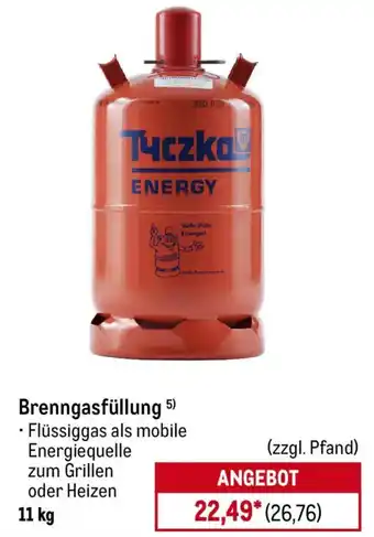 METRO Tчczka ENERGY Angebot