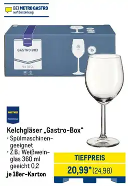 METRO METRO PROFESSIONAL Kelchgläser „Gastro-Box" Angebot
