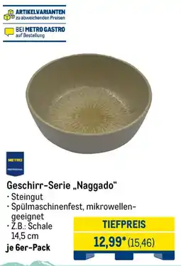 METRO METRO PROFESSIONAL Geschirr-Serie „Naggado" Angebot