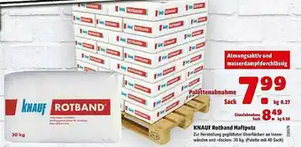 Hagebau Knauf Rotband Haftputz Angebot