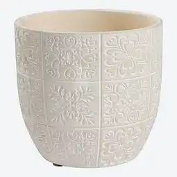 NKD Blumentopf mit Muster, Ø ca.13,5x13cm Angebot