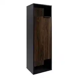 toom Baumarkt Fackelmann Midischrank 'B.Paris' schwarz matt 40,2 x 125,7 x 32 cm Angebot