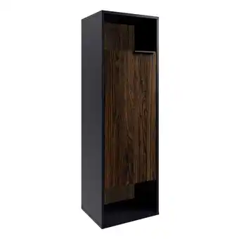 toom Baumarkt Fackelmann Midischrank 'B.Paris' schwarz matt 40,2 x 125,7 x 32 cm Angebot