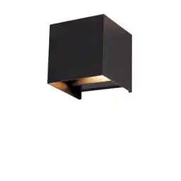 toom Baumarkt toom LED-Außenwandleuchte 'Pula' schwarz 10 x 10 x 10 cm Angebot