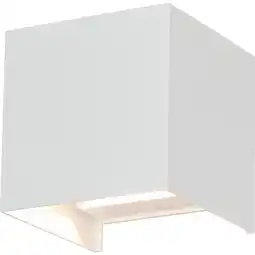 toom Baumarkt toom LED-Außenwandleuchte 'Pula' weiß 10 x 10 x 10 cm Angebot