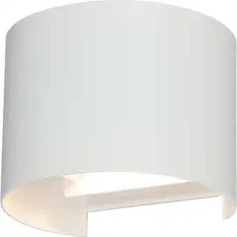 toom Baumarkt toom LED-Außenwandleuchte 'Pula' weiß halbrund 11,5 x 13,5 x 10 cm Angebot