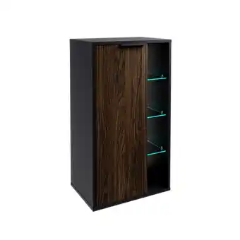 toom Baumarkt Fackelmann Midischrank 'B.Paris' schwarz matt 47 x 84,2 x 32 cm Angebot