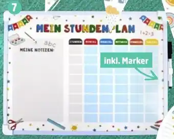 Thomas Philipps Memoboard ,,Mein Stundenplan" Angebot