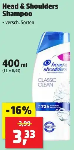 Thomas Philipps Head & Shoulders Shampoo Angebot