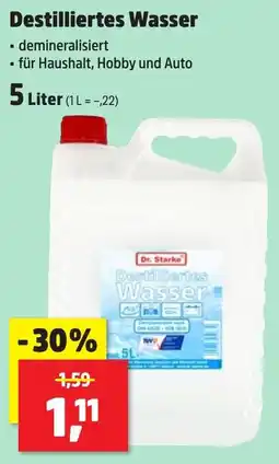 Thomas Philipps Dr. Starke Destilliertes Wasser Angebot