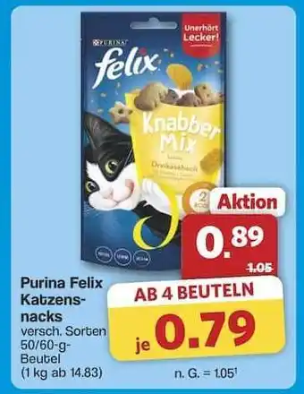 Famila Nord Ost Purina Felix Katzensnacks Angebot
