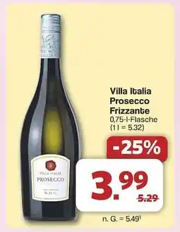 Famila Nord Ost Villa Italia Prosecco Frizzante Angebot