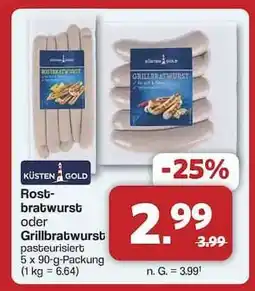 Famila Nord Ost Rostbratwurst oder Grillbratwurst Angebot
